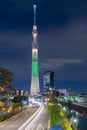 Tokyo, Japan cityscape with the Skytree Royalty Free Stock Photo