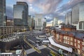 Tokyo, Japan Cityscape at Tokyo Station Royalty Free Stock Photo