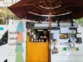 Tokyo, Japan - Coffee truck located at Marunouchi, one of the most important business district in the city.