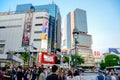 TOKYO, JAPAN: Crowds at the Shibuya, the famous fashion centers of Japan