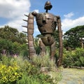 `Laputa: Castle in the Sky` Robot statue at the Ghibli Museum