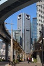 Shiodome, Tokyo Royalty Free Stock Photo