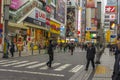 View of building around Akihabara JR Station in Tokyo, Japan