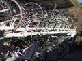 Well-organized Double stacked bicycle parking equipment