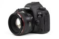 Tokyo, Japan 22.04.2020: DSLR camera Canon Mark 5D IV with Canon EF-50mm 1.2 USM