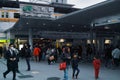 Tokyo, Japan - 11/18/2018: The entrance to the JR railway station in Nakano, Tokyo