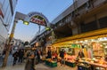 Tokyo, Japan - January 27, 2016: Ameyoko Shopping Street in tokyo,Japan.Ameyoko is a busy market street along the Yamanote near U Royalty Free Stock Photo