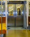 Subway Train Interior, Tokyo, Japan