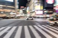 TOKYO, JAPAN - JANUARY 28, 2017: Shibuya District in Tokyo. Famous and busiest intersection in the world, Japan. Shibuya Crossing. Royalty Free Stock Photo