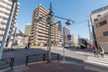 TOKYO, JAPAN - JANUARY 28, 2017: Tokyo Street with People