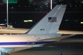 United States Air Force Boeing E-4B Nightwatch Vertical Fin.