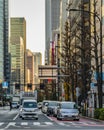 Traffic Urban Scene, Shibuya District, Tokyo, Japan