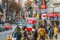 Urban Street Day Scene, Shibuya District, Tokyo, Japan