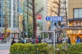 Urban Street Scene, Shibuya District, Tokyo, Japan