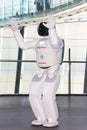 Tokyo, Japan - July 2, 2018 ASIMO robot - the famous android from Honda, located in the museum of the future Miraikan.