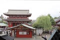 Senso-ji is an ancient Buddhist temple located in Asakusa in Tokyo. It is Tokyo`s oldest temple, and one of its most significant Royalty Free Stock Photo