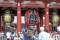 Senso-ji is an ancient Buddhist temple located in Asakusa in Tokyo. It is Tokyo`s oldest temple, and one of its most significant Royalty Free Stock Photo