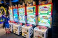 TOKYO, JAPAN JUNE 28 - 2017: Capsule-toy vending machine or Gashapon in Japanese language located in Akihabara district