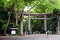 Tokyo Japan 01 June 2016 : Meiji-jingu Royalty Free Stock Photo