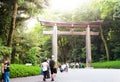 Tokyo Japan 01 June 2016 : Meiji-jingu Royalty Free Stock Photo