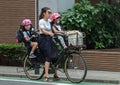 Bicycle Riding Mothers, Tokyo, Japan