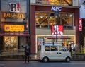 Man Haling Taxi, Dogenzakaue Street, Shibuya, Tokyo, Japan