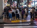 Pedestrian Crowd, Dogenzakaue Street, Tokyo, Japan