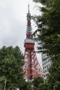 Tokyo - Japan, June 18, 2017: Tokyo Tower, a communications and Royalty Free Stock Photo