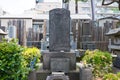 Ino Tadataka Tomb at Genku-ji Temple in Ueno, Tokyo, Japan. Ino Tadataka 1745-1818 was a Japanese