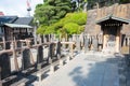 47 ronin graves at Sengaku-ji Temple in Tokyo, Japan. The temple became famous through the Ako