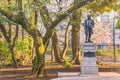 Statue of Shibusawa Eiichi by Naganuma Moriyoshi in the museum of Asukayama park.