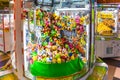 Tokyo, Japan - March 1, 2018 : Disney cartoon character dolls claw crane game vending machine Royalty Free Stock Photo