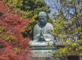 Statue of Buddha Shaka Nyorai in the Tennoji temple of Yanaka.