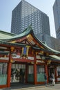 Hile Shrine Sanctuary in Tokyo, Japan Royalty Free Stock Photo