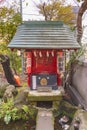 Massha shrine dedicated to the Benzaiten deity in the Atago shrine.