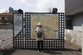 Traveler thai women pose portrait looking and reading map in Naritasan Omote Sando or Narita old town at Chiba in Tokyo, Japan