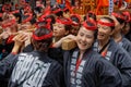 Women group at Kanda Matsuri Royalty Free Stock Photo