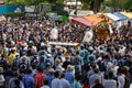 Sanja Matsuri crowd at Senso-ji temple Royalty Free Stock Photo