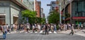 People At Ginza Street, Tokyo, Japan Royalty Free Stock Photo