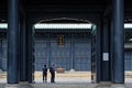 Visitors at Yushima Seido shrine Royalty Free Stock Photo