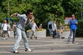 Rock dancer on Yoyogi Park in Tokyo