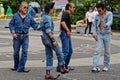 Four rockabilly dancers in Yoyogi Park