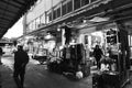 TOKYO, JAPAN- NOV 26, 2013: Tsukiji market is a large market for Royalty Free Stock Photo