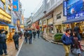 Tokyo, Japan - November 19, 2016 : :Ameyoko Shopping Street in t Royalty Free Stock Photo