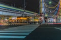 Tokyo, Japan - November 19, 2016 : Ameyoko Shopping Street in to Royalty Free Stock Photo