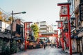 Asakusa Denbouin traditional store street in Tokyo, Japan