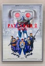 Old Japanese anime advertising poster of the 2nd movie of Mobile Police Patlabor.
