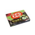 Japanese Sweets Snack in new chitose airport duty free shop green tea matcha, sakura-matcha Kit Kat