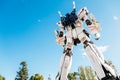 Odaiba real-size Gundam robot in Tokyo, Japan Royalty Free Stock Photo