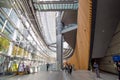 Tokyo, Japan - November 26, 2013: People visit Tokyo International Forum